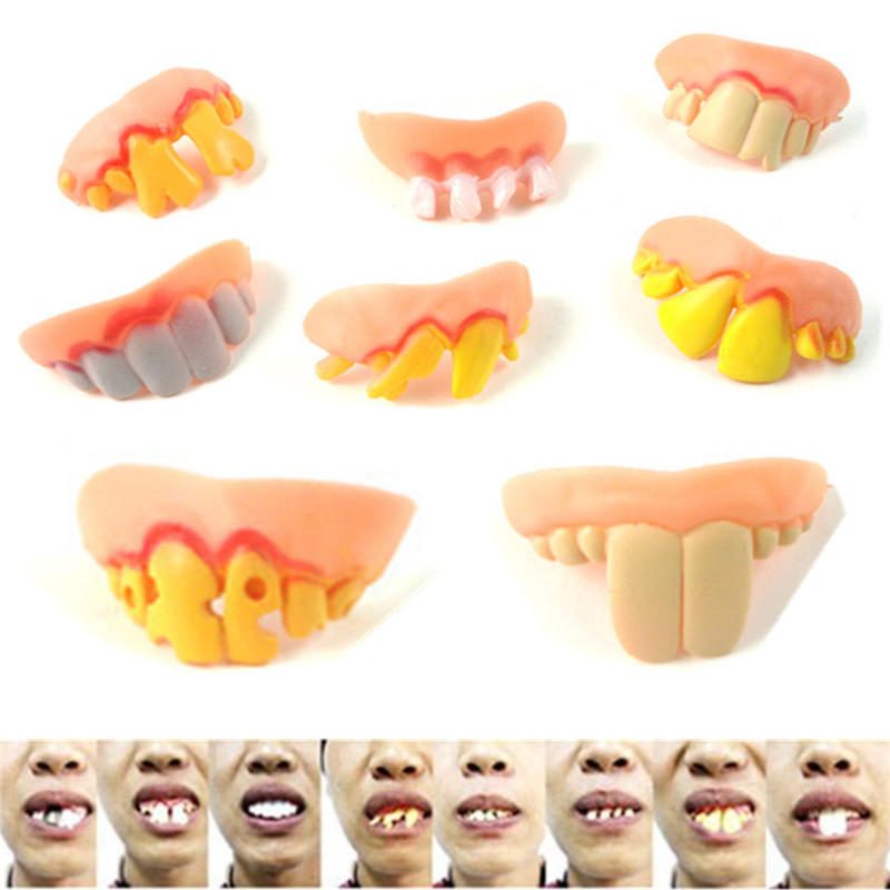 Halloween Funny Faked Teeth Makeup Party Maskarádé Prop