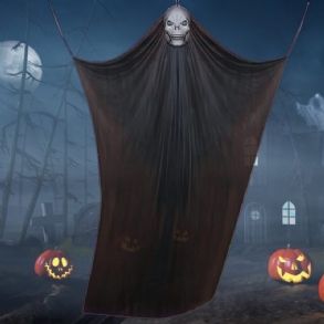 Halloween Ghost Dekorációs Buli Lógó Ijesztő Kísértetházi Kellék Beltéri Kültéri