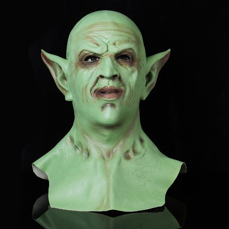 Halloween Imp Mask Fejfedő Démon Bohóc Vámpír Ork Maszk