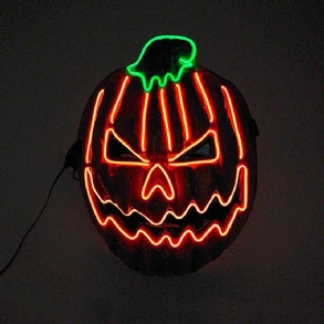 Halloween Maszk Cosplay Maszkok Led Világító Punpkin Partyhoz