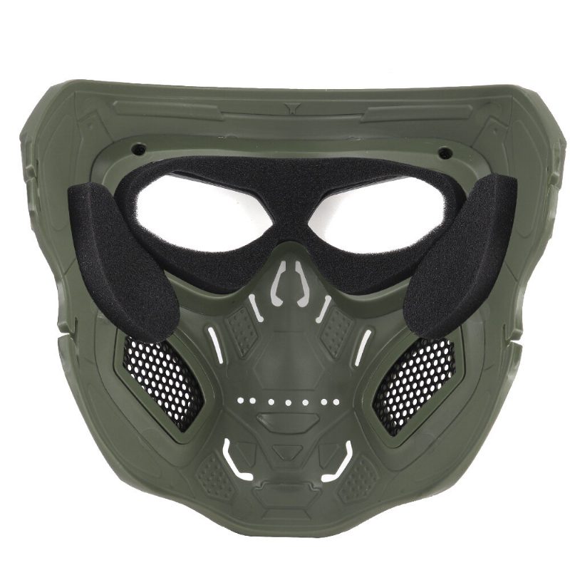 Halloween Skull Tactical Airsoft Maszk Paintball Cs Katonai Védősisak Teljes Arcra