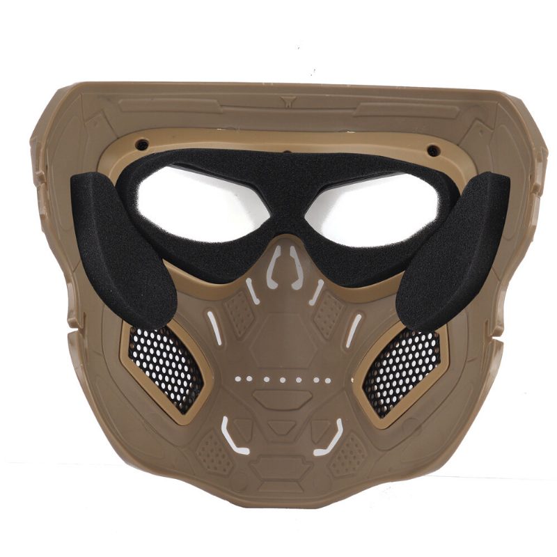 Halloween Skull Tactical Airsoft Maszk Paintball Cs Katonai Védősisak Teljes Arcra