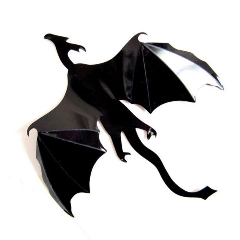 Halloween Spooky 3d Pterosaurus Fali Üvegablak Falmatrica Parti Dekoráció 7db