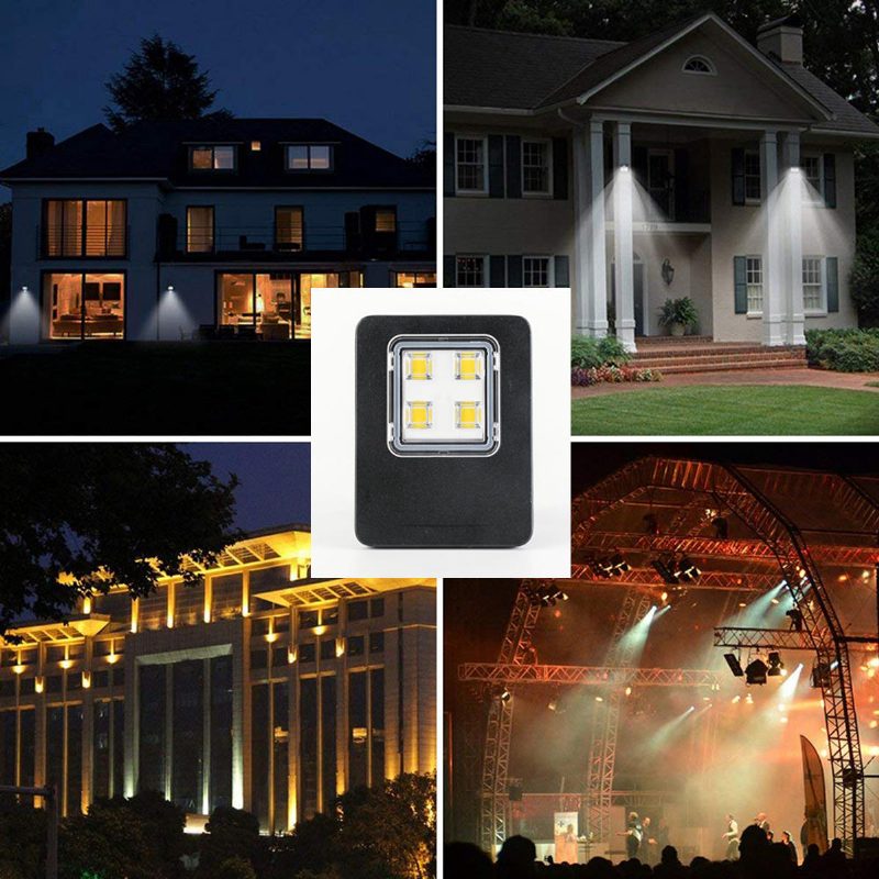 10w 20w 4led Flood Light Ip67 Vízálló Táj Lámpa Spotlámpa Kültéri Kemping Vészlámpás