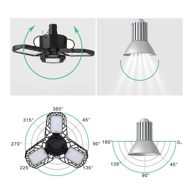 120 W 6500k 78/104led Összecsukható Kempinglámpa 5 Üzemmódú Usb/napelemes Töltés Vízálló Távirányító Szuperfényes Vészlámpa