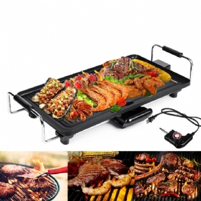 1200 W Tapadásmentes Füstmentes Bbq Grillserpenyő Elektromos Grilltűzhely Kültéri Kemping Piknik Eu Usa Csatlakozó