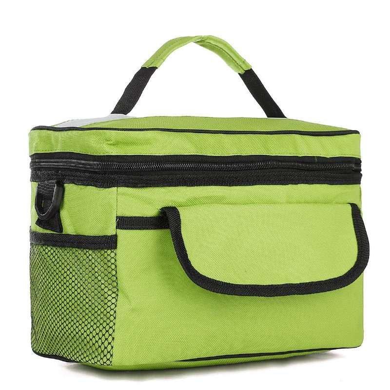 28x17x18cm Oxford Lunch Tote Cooler Hátizsák Szigetelt Pikniktáska Kempingezéshez