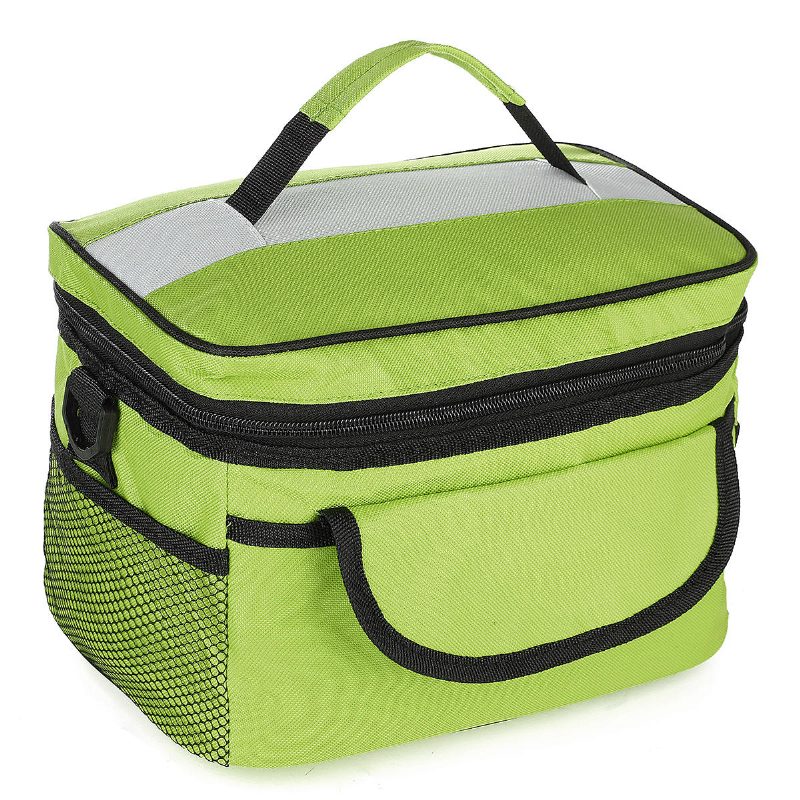 28x17x18cm Oxford Lunch Tote Cooler Hátizsák Szigetelt Pikniktáska Kempingezéshez