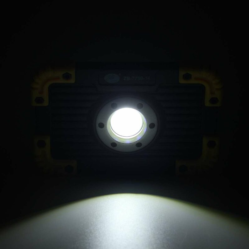 3 Üzemmódú 350 Lm Vízálló Cob Led Reflektor Usb Töltés Kültéri Spot Munkalámpa Kemping Hordozható Keresőlámpa