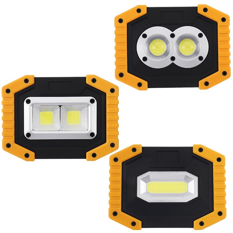 30 W Usb Led Cob Lámpa Kültéri 3 Üzemmódú Munkalámpa Kemping Vészlámpás Zseblámpa Reflektor Kempinglámpa