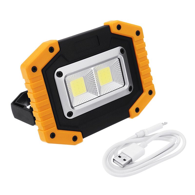 30 W Usb Led Cob Lámpa Kültéri 3 Üzemmódú Munkalámpa Kemping Vészlámpás Zseblámpa Reflektor Kempinglámpa