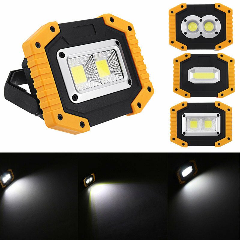 30 W Usb Led Cob Lámpa Kültéri 3 Üzemmódú Munkalámpa Kemping Vészlámpás Zseblámpa Reflektor Kempinglámpa