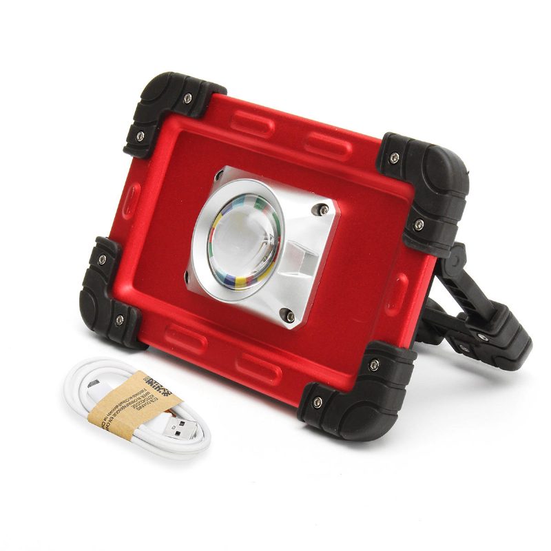 30w 500lm 69 Led Cob Flood Light Vízálló Újratölthető Munkalámpa Kempingsátor Lámpa