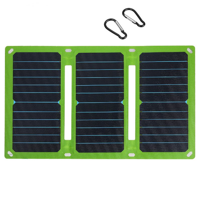 38w/50w 5v/12v Összecsukható Napelemes Töltő Etfe Kézitáska Solar Power Bank Sürgősségi Tápegység Szabadtéri Kempingezéshez Túrázáshoz Hátizsákkal