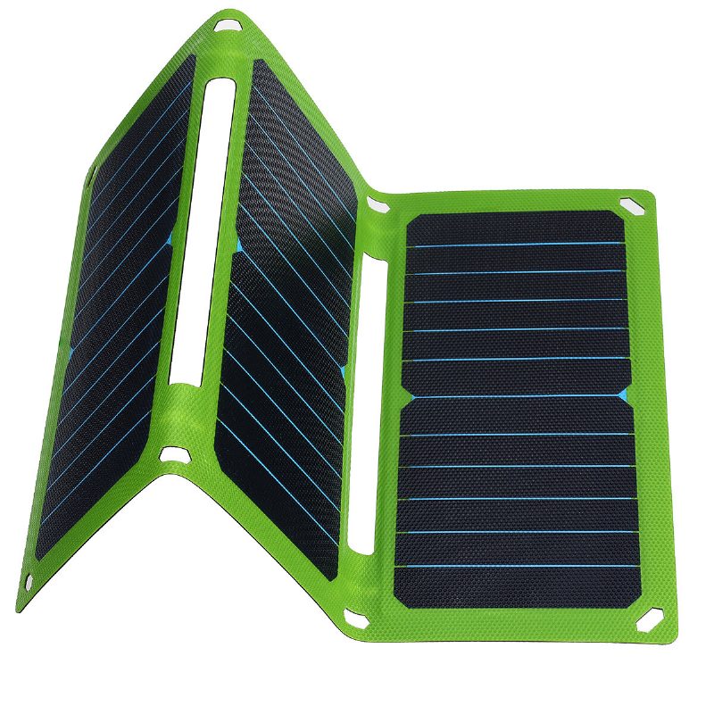 38w/50w 5v/12v Összecsukható Napelemes Töltő Etfe Kézitáska Solar Power Bank Sürgősségi Tápegység Szabadtéri Kempingezéshez Túrázáshoz Hátizsákkal