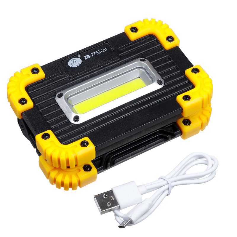 50 W-os Cob Munkalámpa Usb-töltés 3 Módban Camping Light Floodlight Vészlámpa Kültéri Utazás