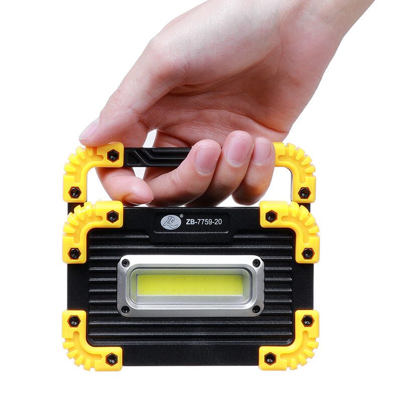 50 W-os Cob Munkalámpa Usb-töltés 3 Módban Camping Light Floodlight Vészlámpa Kültéri Utazás