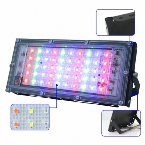 50 W Rgb Led Lámpa Ac 220v 230v 240v Kültéri Reflektor Ip65 Vízálló Led Utcai Táj Világítás