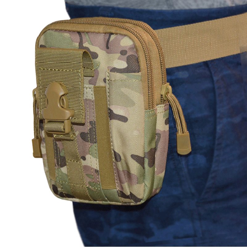 Benniu Bl064 Oxford Molle System Terepszínű Katonai Taktikai Deréktáska Kültéri Vízálló Sport Crossbody Táska