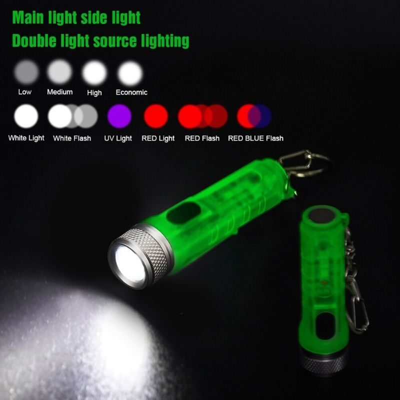 Mini Zseblámpa Led Usb Újratölthető Lámpa Kültérre