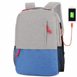 Outdoor Camping Nylon 25l Usb Töltő Hátizsák Vízálló Nagy Kapacitású Laptoptáska