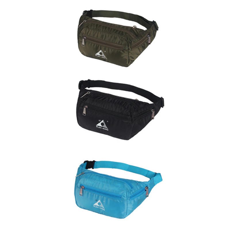 Outdoor Running Travel Deréktáska Vízálló Összecsukható Fanny Pack Férfiaknak Női Jogging Gym