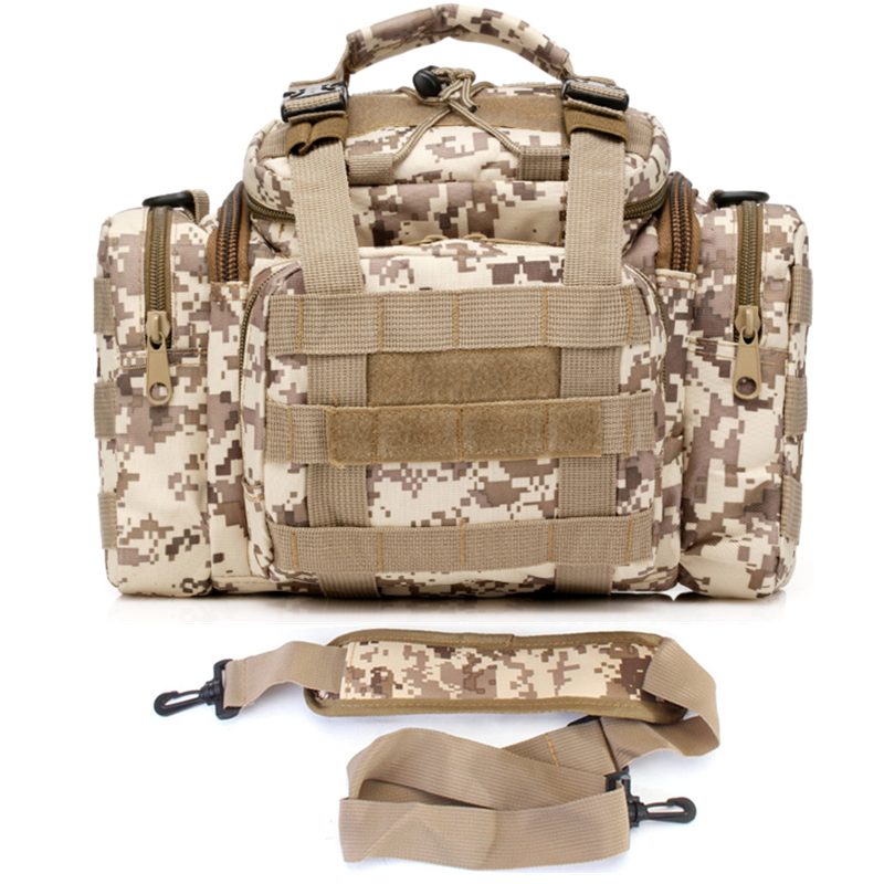 Outdoor Tactical Molle Hátizsák Kamera Válltáska Deréktáska Túrázás Kemping Utazási Kézitáska