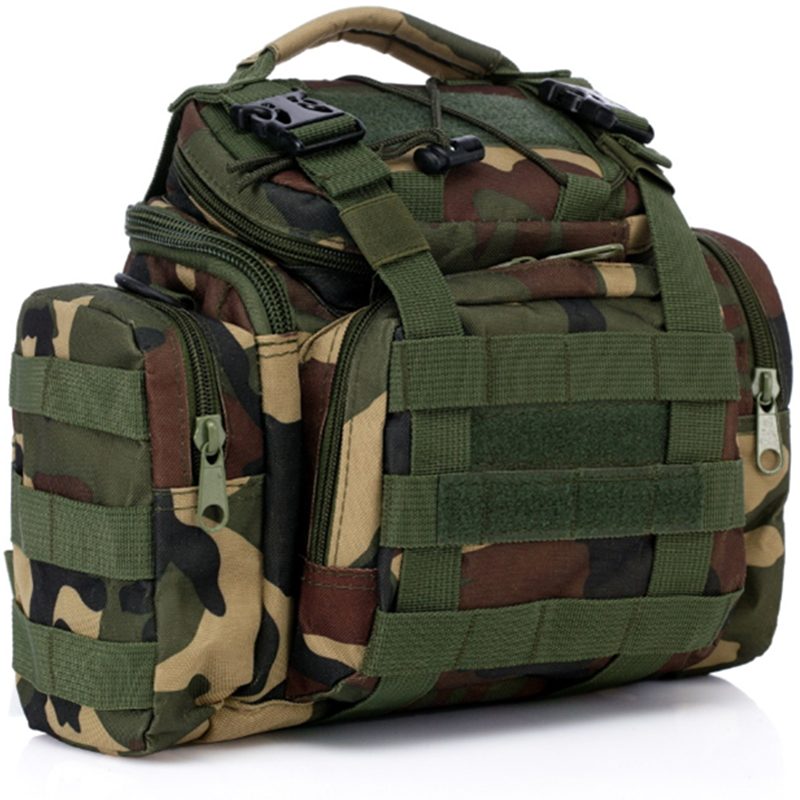 Outdoor Tactical Molle Hátizsák Kamera Válltáska Deréktáska Túrázás Kemping Utazási Kézitáska