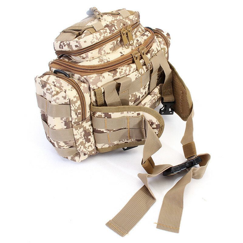 Outdoor Tactical Molle Hátizsák Kamera Válltáska Deréktáska Túrázás Kemping Utazási Kézitáska