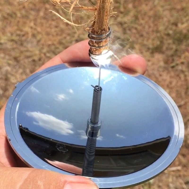 Solar Lighter Survival Fire Outdoor Emergency Tool