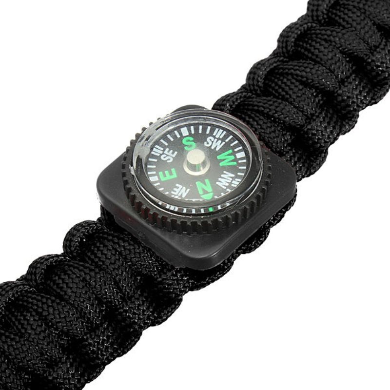 Survival Paracord Karkötő Síp Világító Katonai Karóra Csuklója