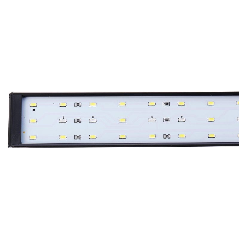 100-240v 10w Clip-on Led Akváriumi Lámpa Akvárium Dekorációs Világító Fehér És Kék Led-ekkel Érintővezérlés 2 Mód