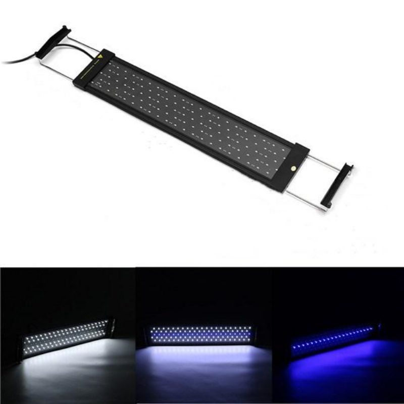 14.5 W 105 Led Akváriumi Akvárium Lámpa Teljes Spektrumú Kihúzható Konzolokkal Ac100v-240v