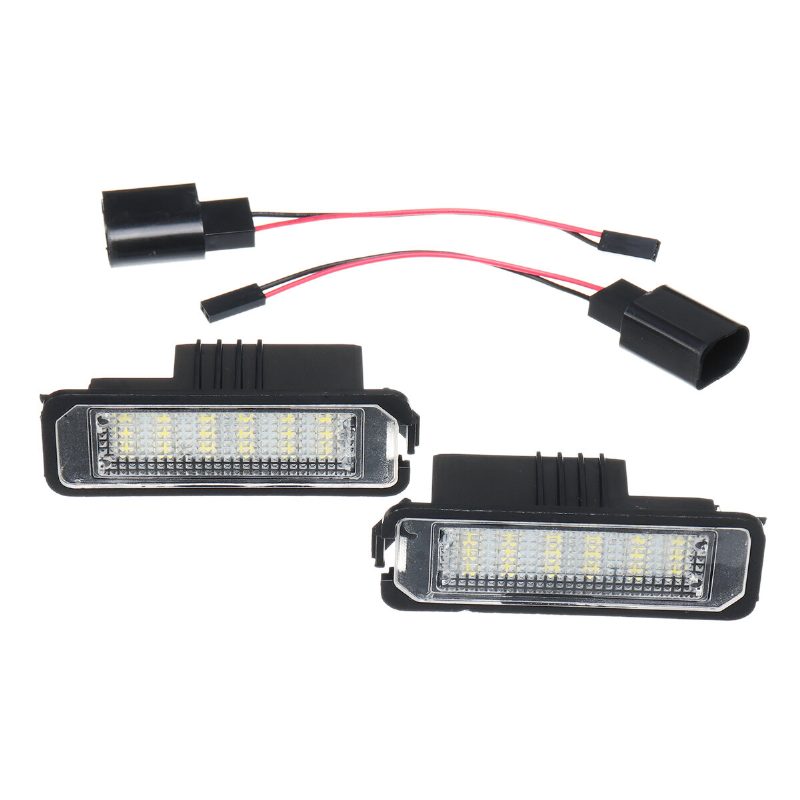 2 Db 18 Led Rendszámtábla Autólámpák Vw Golf Mk4 Mk5 Mk6 Passat Lupo Polo 9n-hez