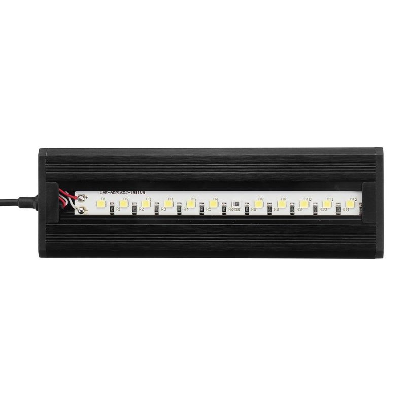 2w 13 cm-es Állítható 2835 Led-es Akváriumi Halak Szupervékony Könnyű Lámpa Fekete