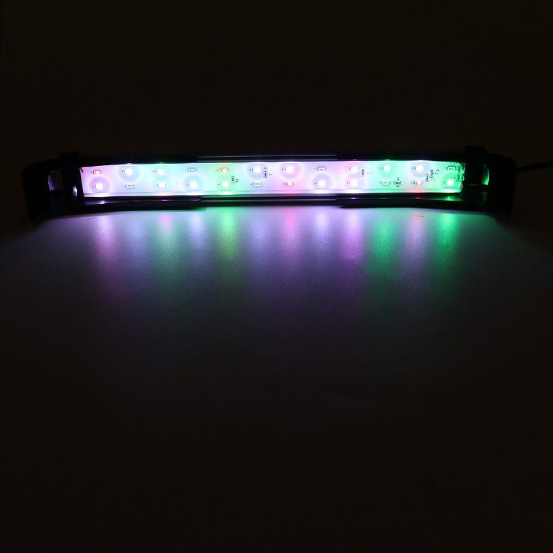 32 cm-es 24 Led-es Rgb Akváriumi Akvárium Lámpa 2 Üzemmódú Dupla Vízelvezető Fű