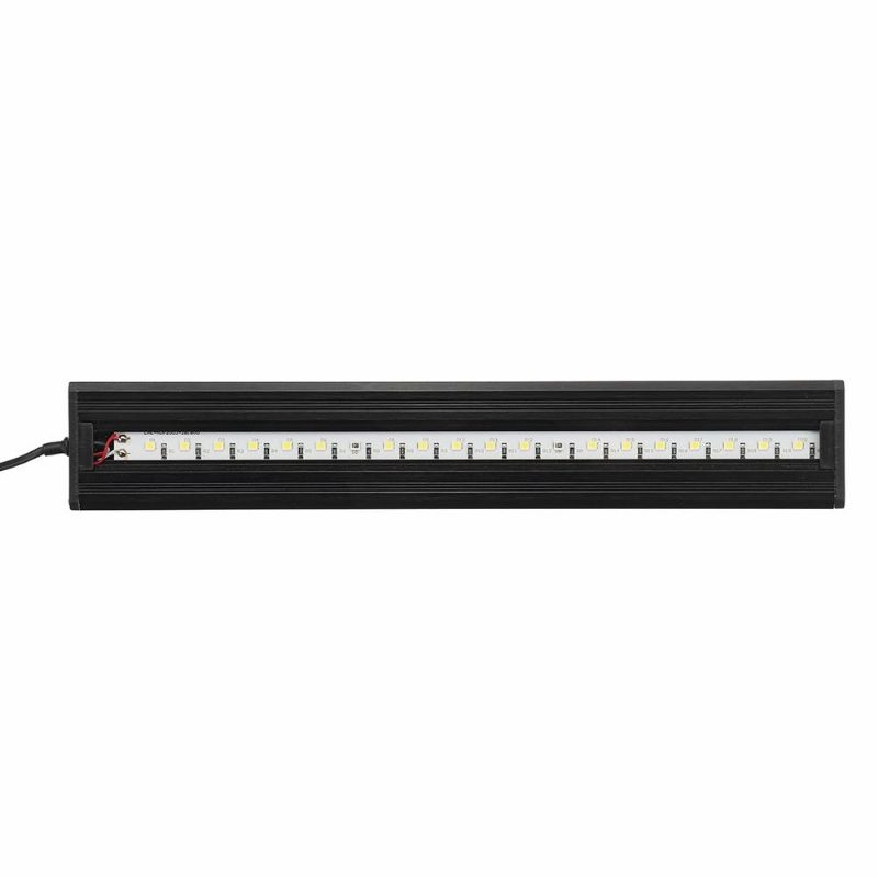 3.5 W 25 cm-es Állítható 2835 Led-es Akváriumi Akvárium Szupervékony Könnyű Lámpa Fekete