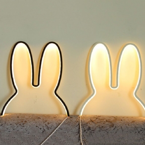 Ins Nordic Style Gyermek Dekoráció Kreatív Led Lámpa Rabbit Night Light