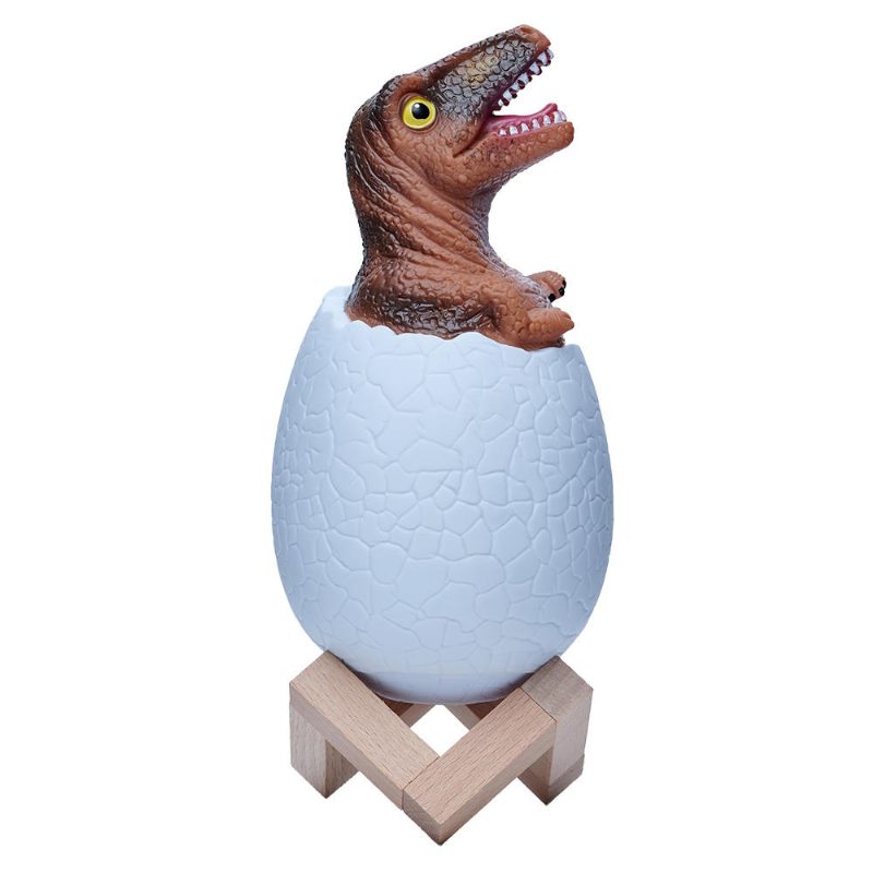 Kl-02 Dekoratív 3d Raptor Dinosaur Egg Intelligens Éjszakai Lámpa Érintőkapcsoló 3 Színben Változtatható Led Karácsonyi Ajándéknak