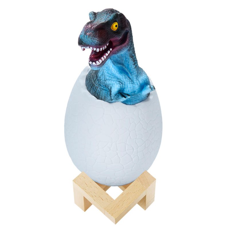 Kl-02 Dekoratív 3d Tyrannosaurus Egg Intelligens Éjszakai Lámpa 16 Színű Távirányítós Érintéskapcsoló Led Karácsonyi Ajándéknak