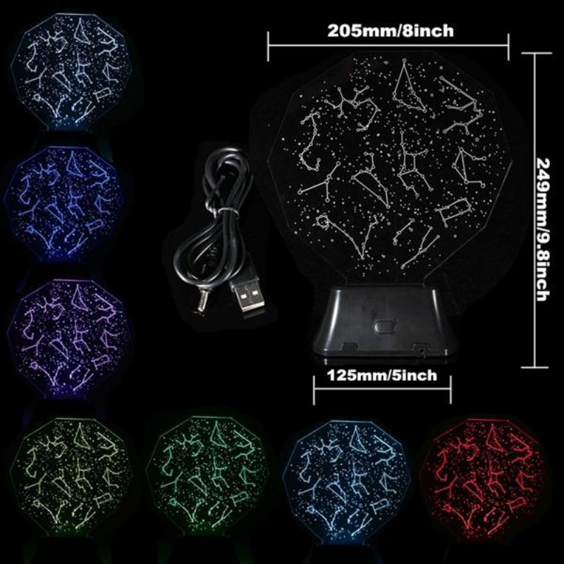 Led 3d Éjszakai Fény Usb Kreatív Otthoni Energiatakarékos Lámpa Éjjeli