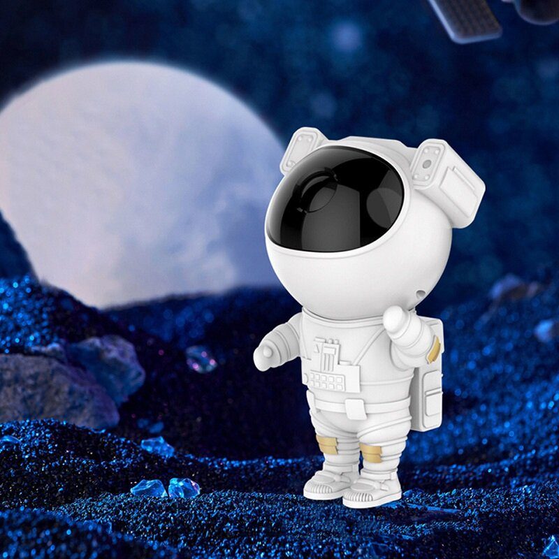 Led Creative Astronaut Galaxy Projektor Lámpa Gypsophila Vetítő Csillagos Éjszakai Fény Gyerekeknek Otthoni Dekoráció