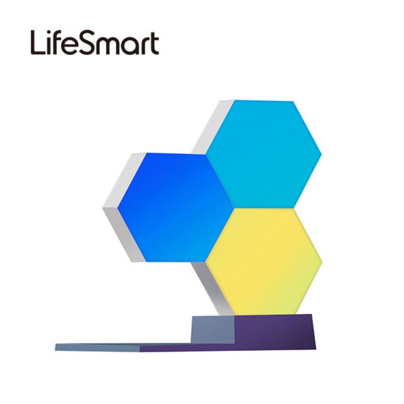 Lifesmart Cololight Led Quantum Light Intelligens Geometria Barkácslámpa Összeszerelése Wifi Munkavégzés A Google Assistant Alexa App Smart Control Segítségével