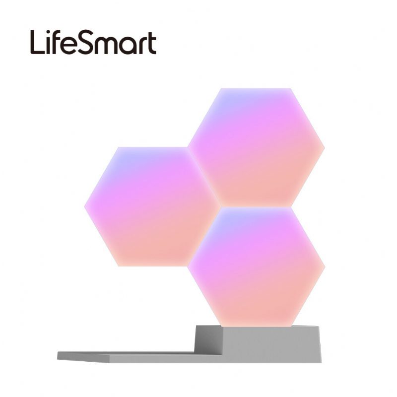 Lifesmart Cololight Led Quantum Light Intelligens Geometria Barkácslámpa Összeszerelése Wifi Munkavégzés A Google Assistant Alexa App Smart Control Segítségével