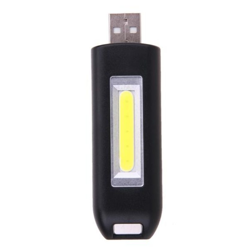 Mini 0.5 W-os Usb Újratölthető Cob Led Kulcstartó Lámpa Zseblámpa