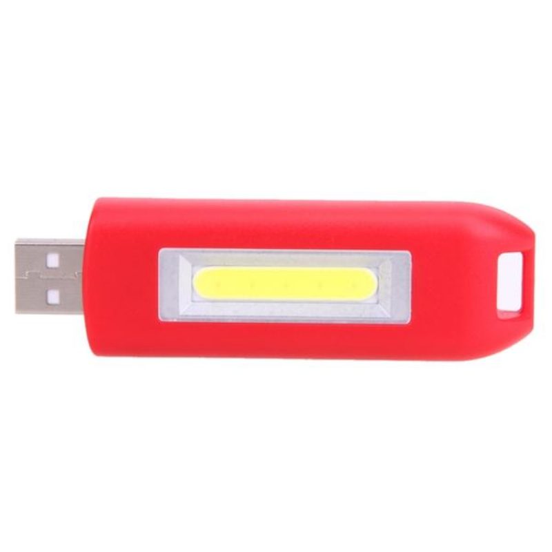 Mini 0.5 W-os Usb Újratölthető Cob Led Kulcstartó Lámpa Zseblámpa