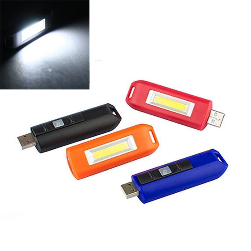 Mini 0.5 W-os Usb Újratölthető Cob Led Kulcstartó Lámpa Zseblámpa