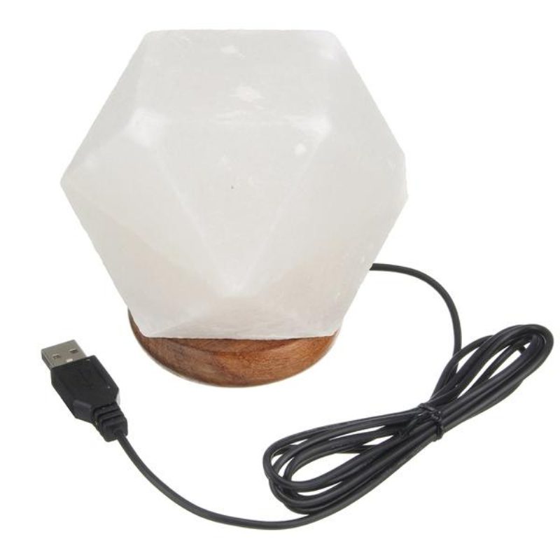 Natural Crystal Rock Usb Sólámpa Színes Led Éjszakai Fény Dekor