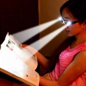 Több Erősségű Olvasószemüveg Led Férfi Női Uniszex Szemüveg Dioptria Nagyító Világító Éjszakai Kiskorú