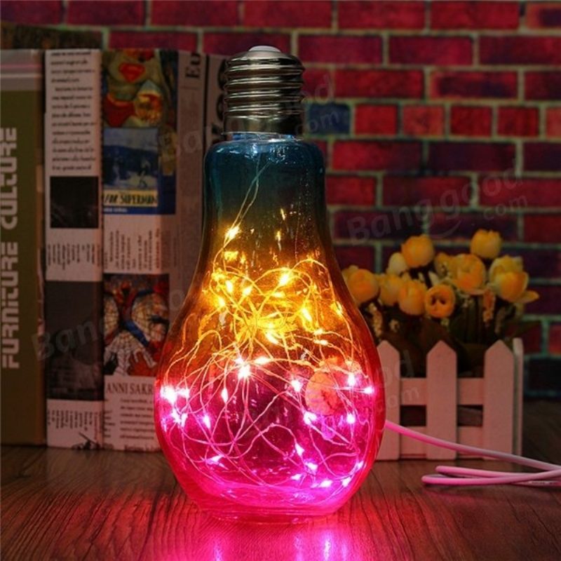 Usb 30 Led Globe Ball Bulb Fairy Light Esküvői Parti Karácsonyi Dekoráció Dc5v